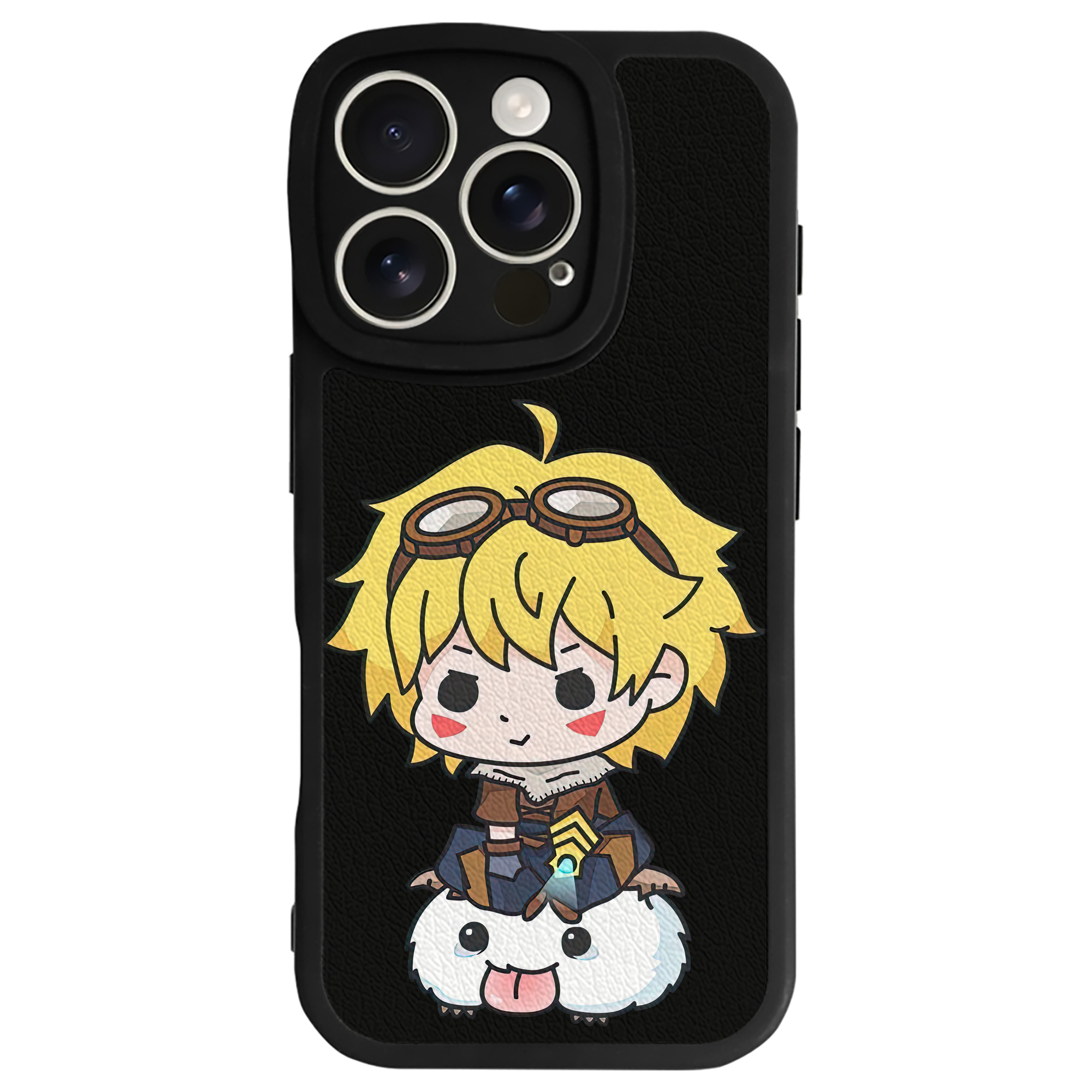 リーグ・オブ・レジェンド League of Legends LOL 【iPhone 16シリーズ対応】シリコンスマホケース（レザー調） 材質：シリコン